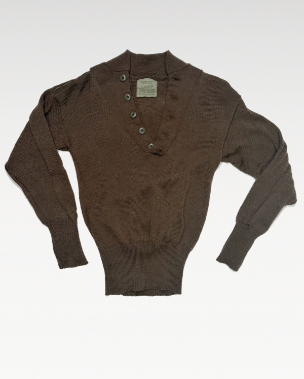 Retro Ribbed Cuff Field Sweater